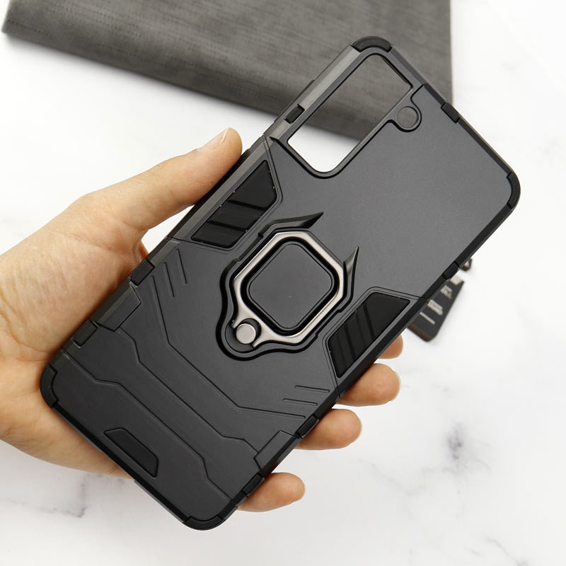قاب ضد ضربه هولدر دار Keysion سامسونگ S21 Plus مشکی