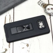 قاب محافظ لنزدار ضد ضربه هولدر کشویی مگنتی Xiaomi Poco X3 مشکی