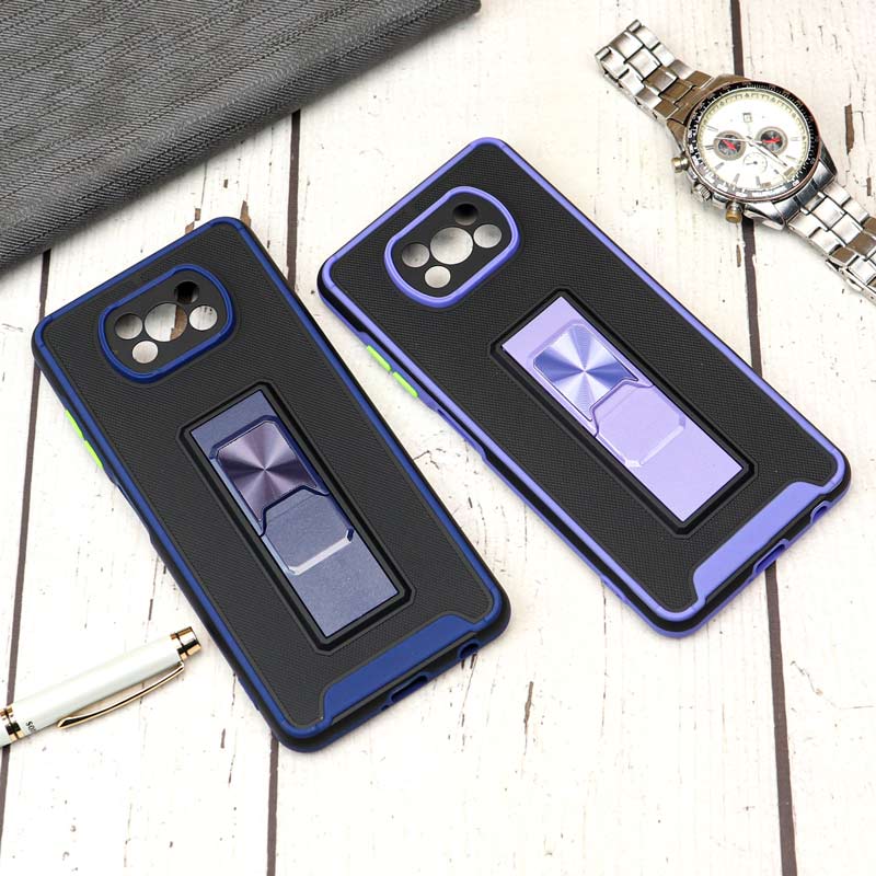 قاب محافظ لنزدار ضد ضربه هولدر کشویی مگنتی Xiaomi Poco X3 رنگی
