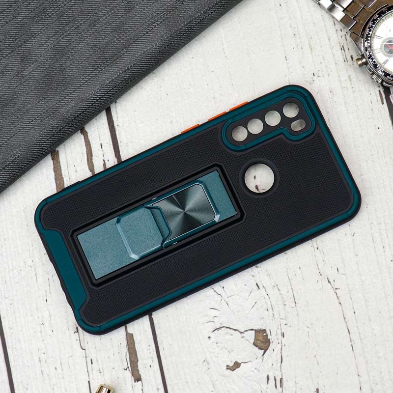 قاب محافظ لنزدار ضد ضربه هولدر کشویی مگنتی Xiaomi Redmi Note 8 رنگی