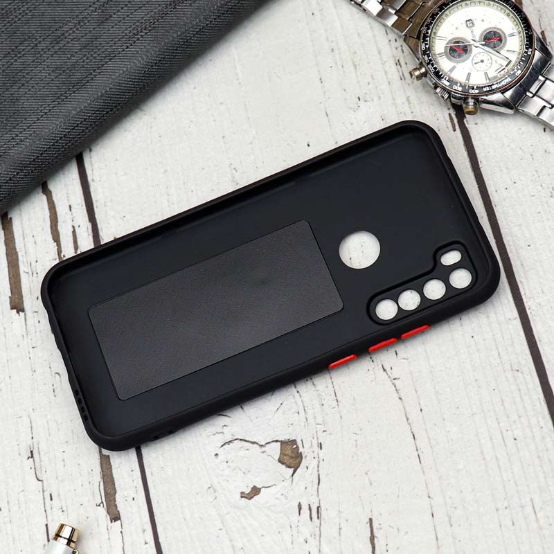 قاب محافظ لنزدار ضد ضربه هولدر کشویی مگنتی Xiaomi Redmi Note 8 مشکی