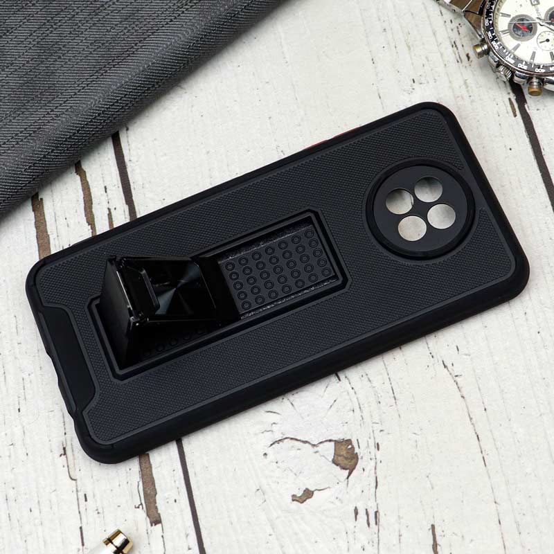 قاب محافظ لنزدار ضد ضربه هولدر کشویی مگنتی Xiaomi Redmi Note 9T مشکی