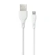 کابل میکرو یو اس بی فست شارژ Apama 369 2.4A 1m