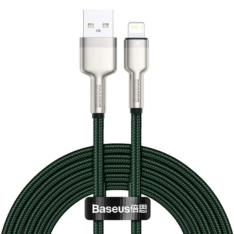 کابل آیفونی Baseus Cafule Series Metal CALJK-A 2.4A 1m