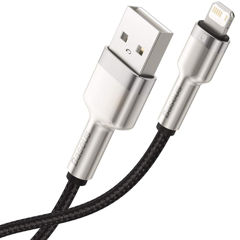 کابل آیفونی Baseus Cafule Series Metal CALJK-A 2.4A 1m