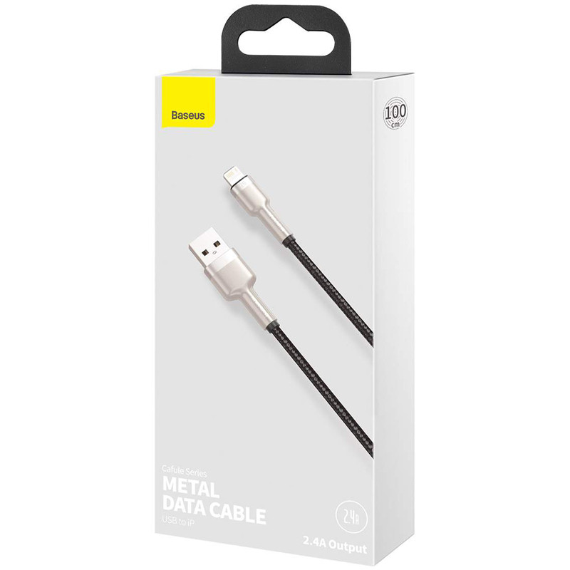 کابل آیفونی Baseus Cafule Series Metal CALJK-A 2.4A 1m