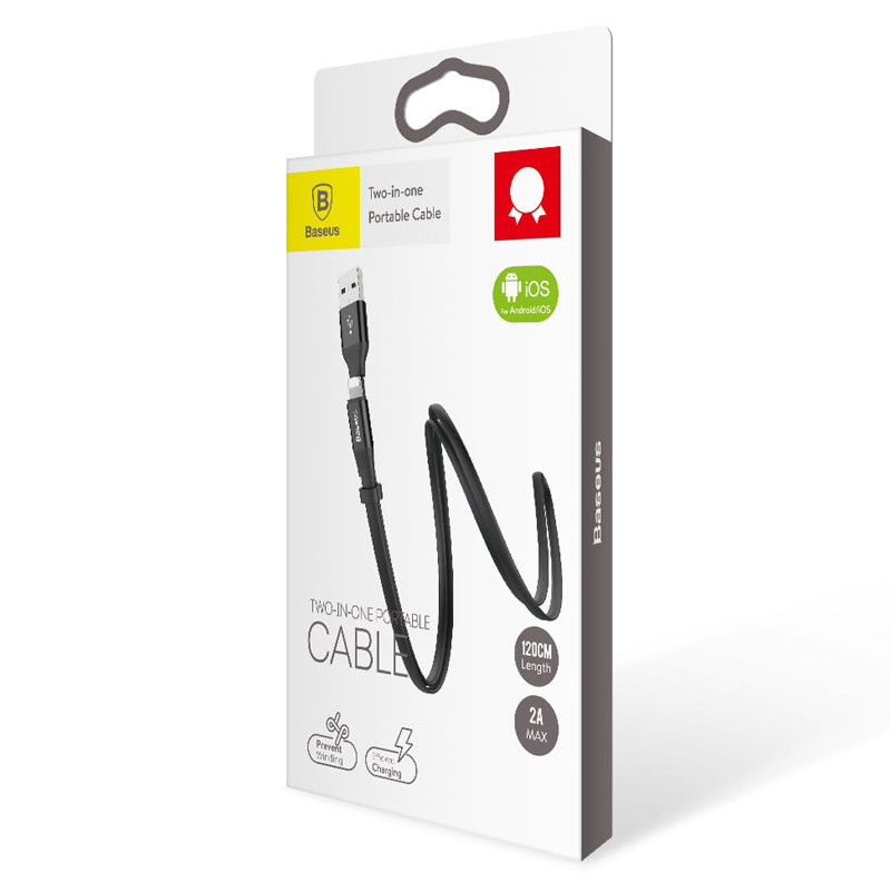 کابل آیفونی Baseus CALMBJ-A0 2A 1.2m
