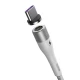 کابل مگنتی فست شارژ Baseus Zinc Magnetic CATXC-N 5A Type-C 1m