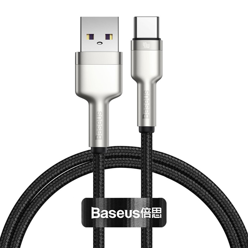 کابل فست شارژ Baseus Cafule CATJK-A 4A 40W Type-C 1m