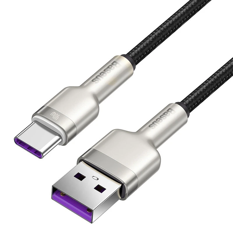 کابل فست شارژ Baseus Cafule CATJK-B 4A 40W Type-C 2m