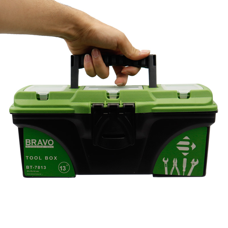 جعبه ابزار Bravo BT-7813 قفل پلاستیکی