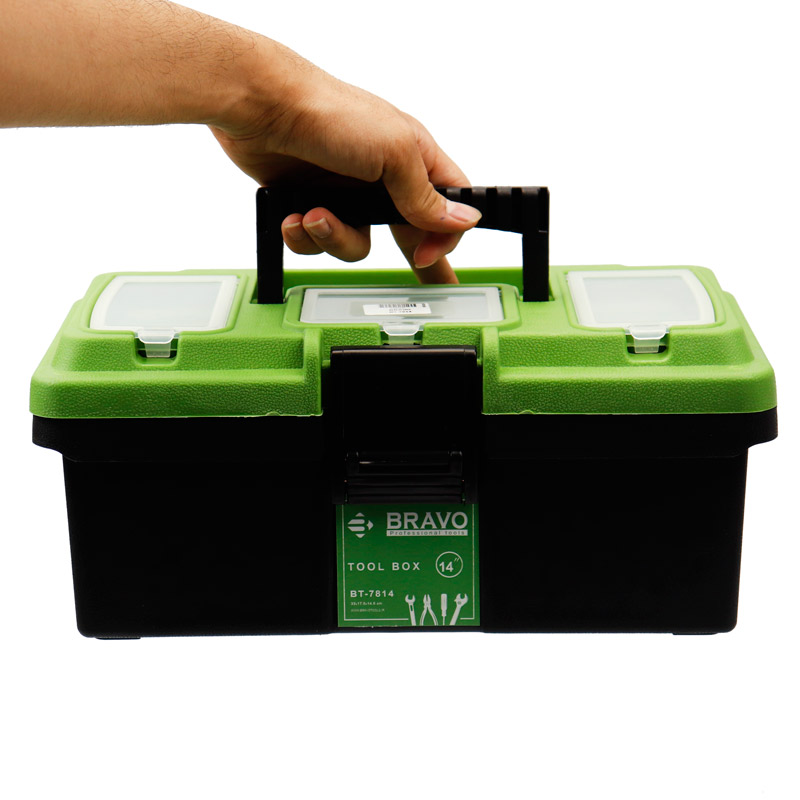 جعبه ابزار Bravo BT-7814 قفل پلاستیکی