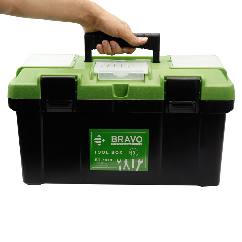 جعبه ابزار Bravo BT-7819 قفل پلاستیکی
