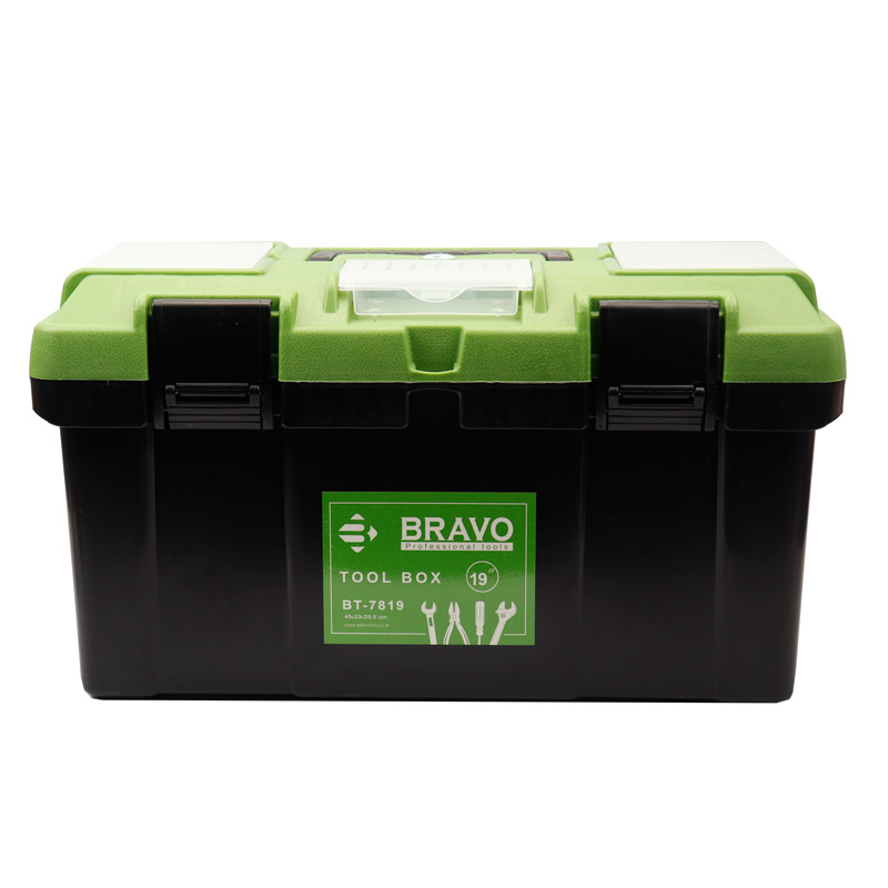جعبه ابزار Bravo BT-7819 قفل پلاستیکی