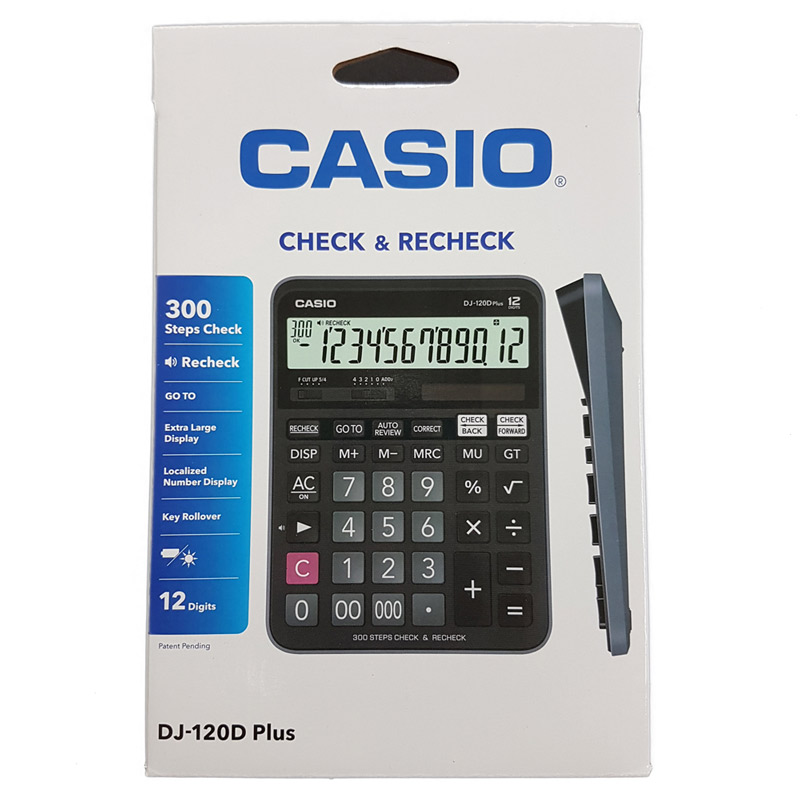 ماشین حساب کاسیو Casio DJ-120D Plus