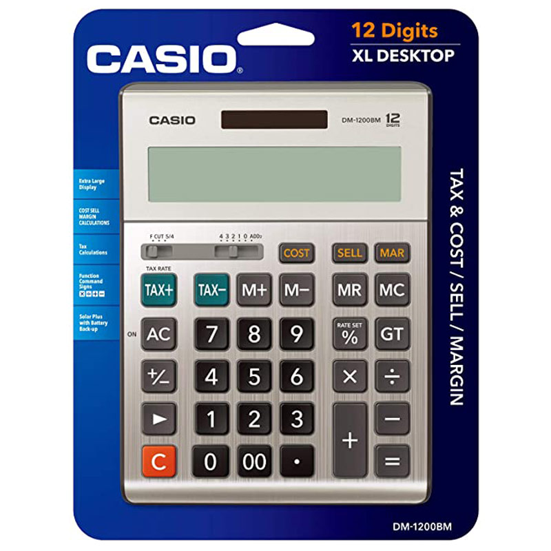 ماشین حساب کاسیو Casio DM-1200BM