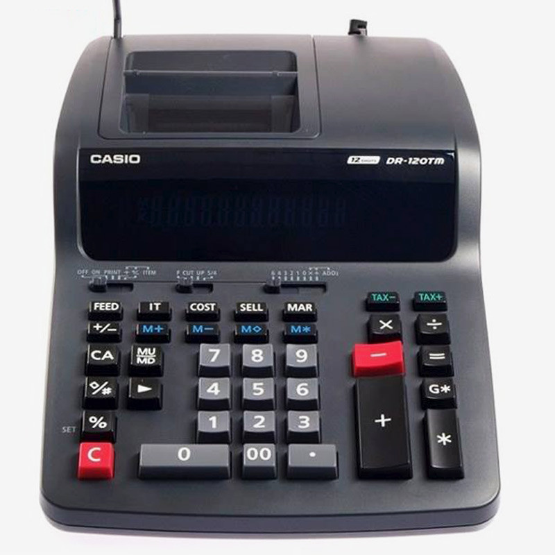 ماشین حساب کاسیو Casio DR-120TM