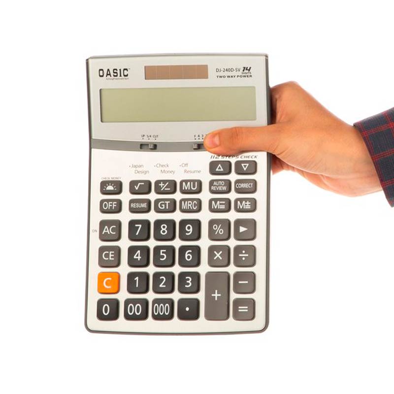ماشین حساب کاسیک Qasic DJ-240D-SV