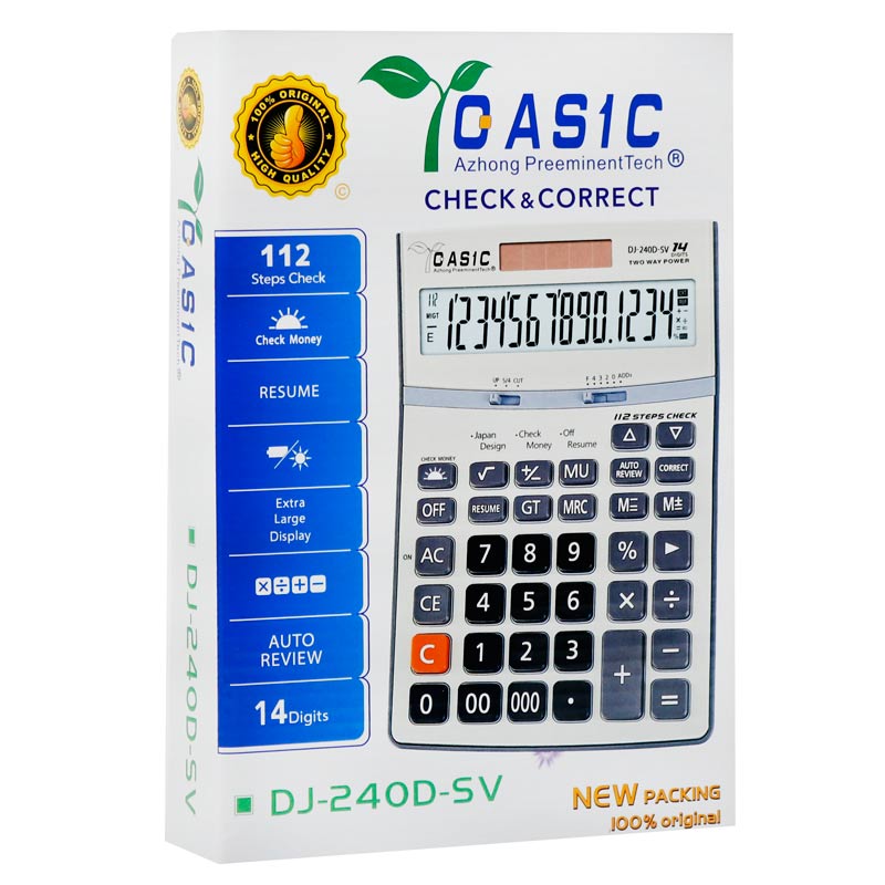 ماشین حساب کاسیک Qasic DJ-240D-SV
