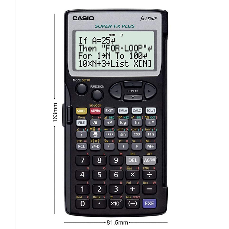 ماشین حساب مهندسی کاسیو Casio Fx-5800P