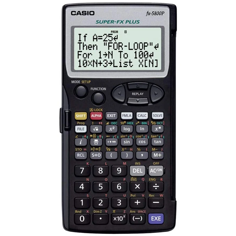 ماشین حساب مهندسی کاسیو Casio Fx-5800P