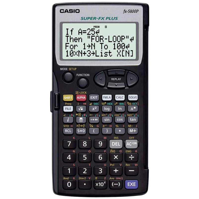 ماشین حساب مهندسی کاسیو Casio Fx-5800P