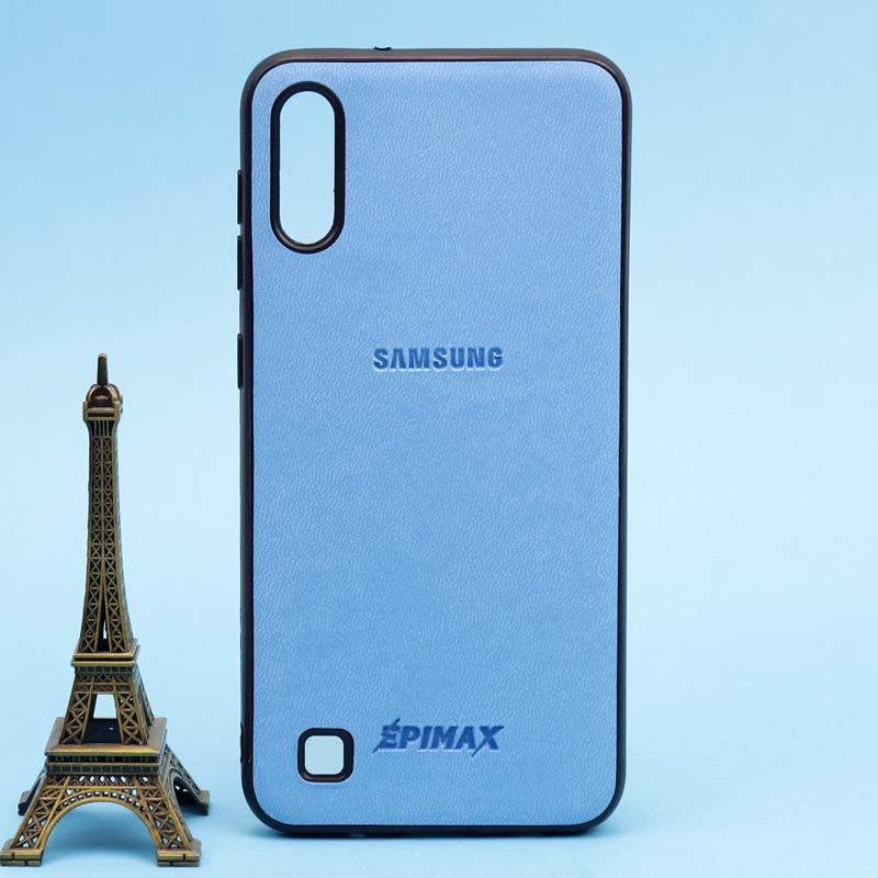 قاب چرمی آبی EPIMAX سامسونگ A10 / M10
