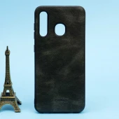 قاب چرمی مشکی EPIMAX سامسونگ A20 / A30
