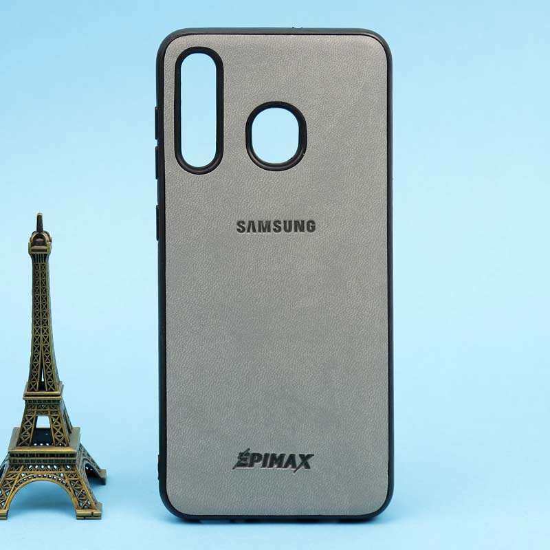 قاب چرمی مشکی EPIMAX سامسونگ A20 / A30