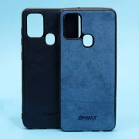 قاب چرمی آبی EPIMAX سامسونگ A21s