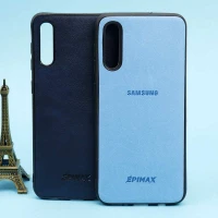 قاب چرمی آبی EPIMAX سامسونگ A30s / A50 / A50s