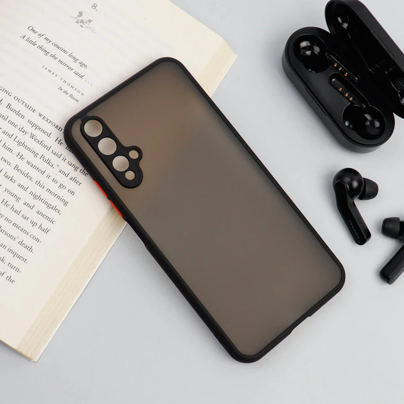 قاب PC مات محافظ لنز دار Huawei Nova 5T