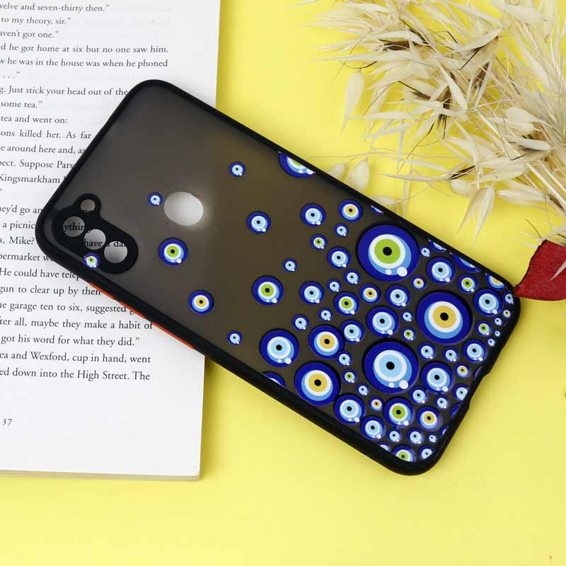 قاب PC مات محافظ لنزدار طرحدار چشم و نظر Samsung A11