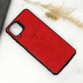 قاب چرمی سامسونگ Galaxy A12 طرح گوزن
