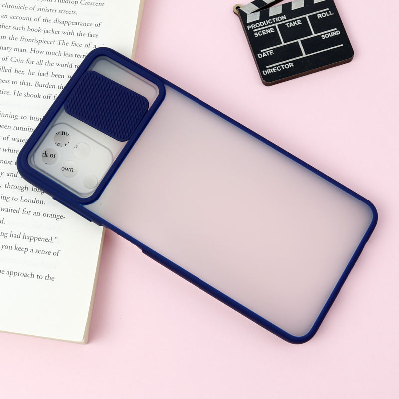 قاب PC مات محافظ لنز دار کشویی Samsung A12