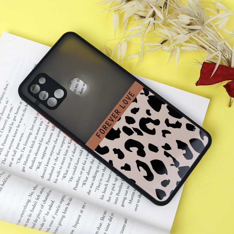 قاب PC مات محافظ لنزدار طرحدار پلنگی Samsung A21s