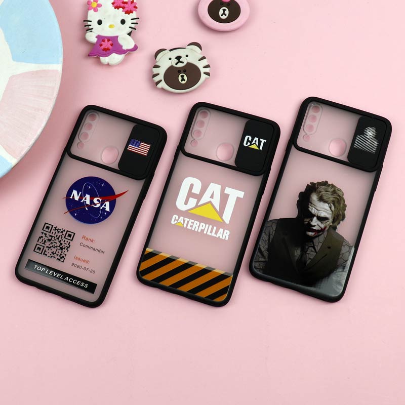 قاب سامسونگ Galaxy A30s / A50s طرح دار پسرانه سری B محافظ لنزدار کشویی