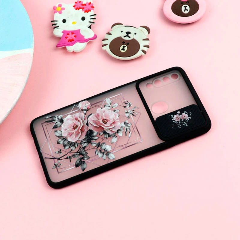 قاب سامسونگ Galaxy A30s / A50s طرح دار دخترانه سری B محافظ لنزدار کشویی