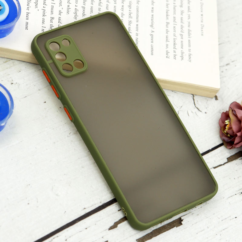 قاب PC مات محافظ لنز دار Samsung A31