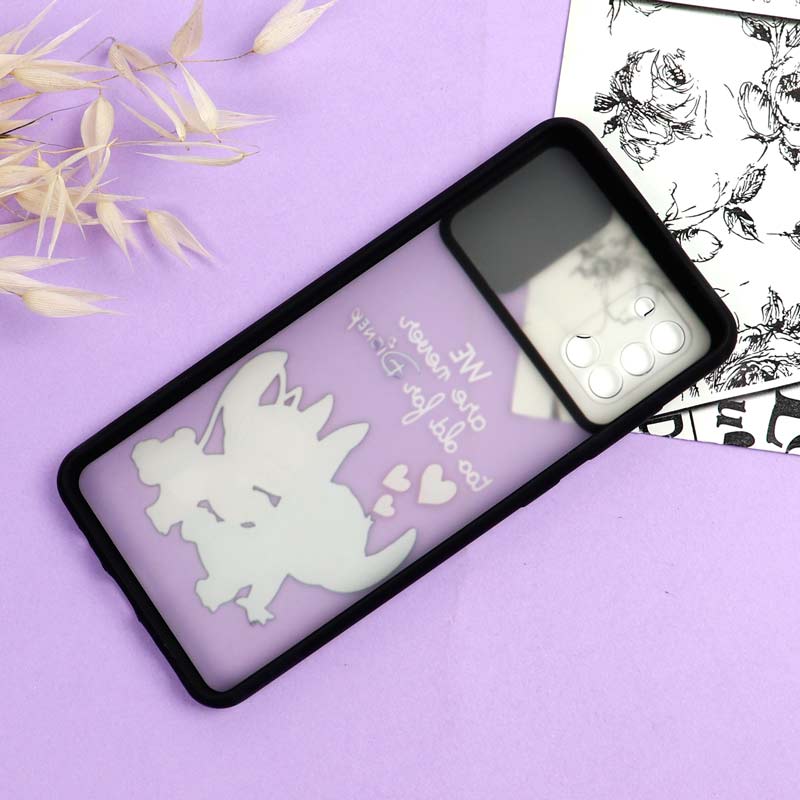 قاب سامسونگ Galaxy A31 طرح دار دخترانه سری B محافظ لنزدار کشویی