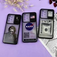 قاب سامسونگ Galaxy A32 طرح دار پسرانه سری B محافظ لنزدار کشویی