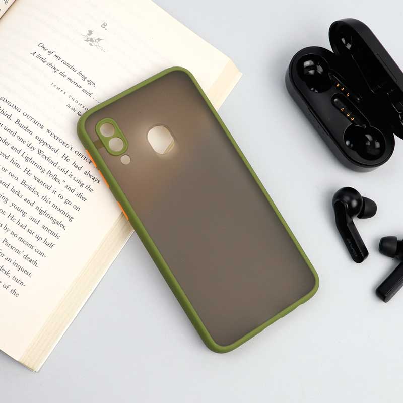 قاب PC مات محافظ لنز دار Samsung A40