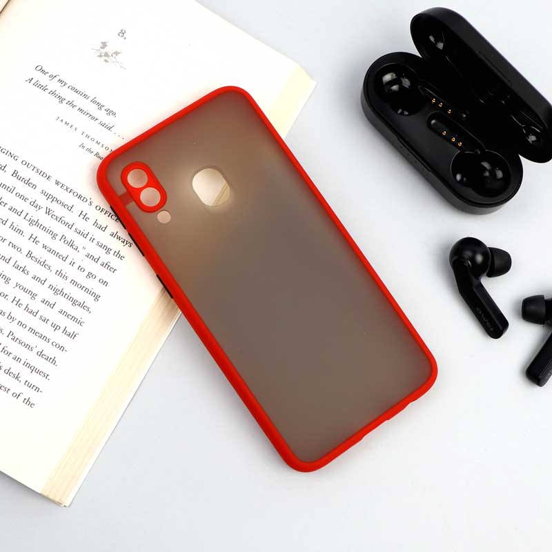 قاب PC مات محافظ لنز دار Samsung A40