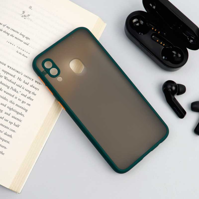 قاب PC مات محافظ لنز دار Samsung A40