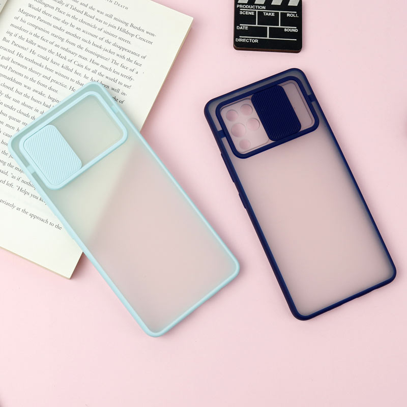 قاب PC مات محافظ لنز دار کشویی Samsung Galaxy A42 5G