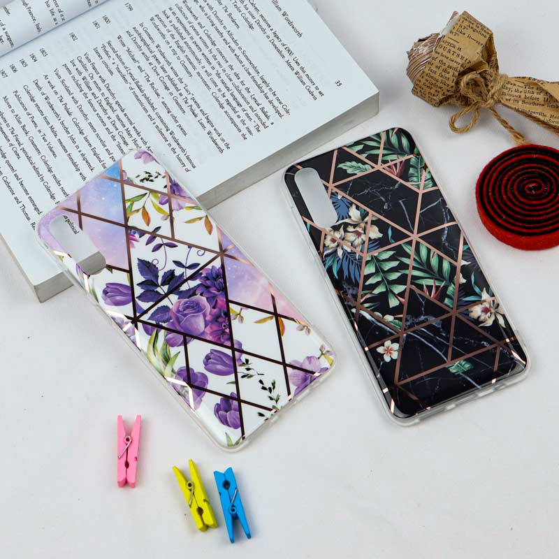 قاب طرح کاشی Samsung A50