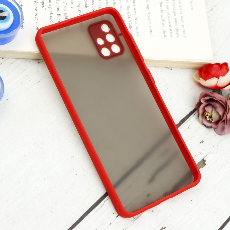 قاب PC مات محافظ لنز دار Samsung A51