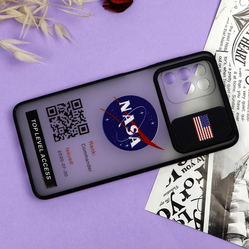 قاب سامسونگ Galaxy F62 / M62 طرح دار پسرانه سری B محافظ لنزدار کشویی