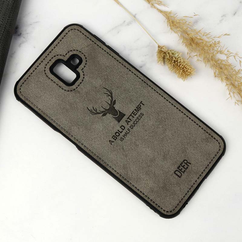 قاب چرمی طرح گوزن Samsung J6 Plus