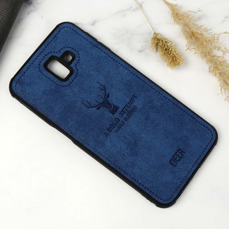 قاب چرمی طرح گوزن Samsung J6 Plus